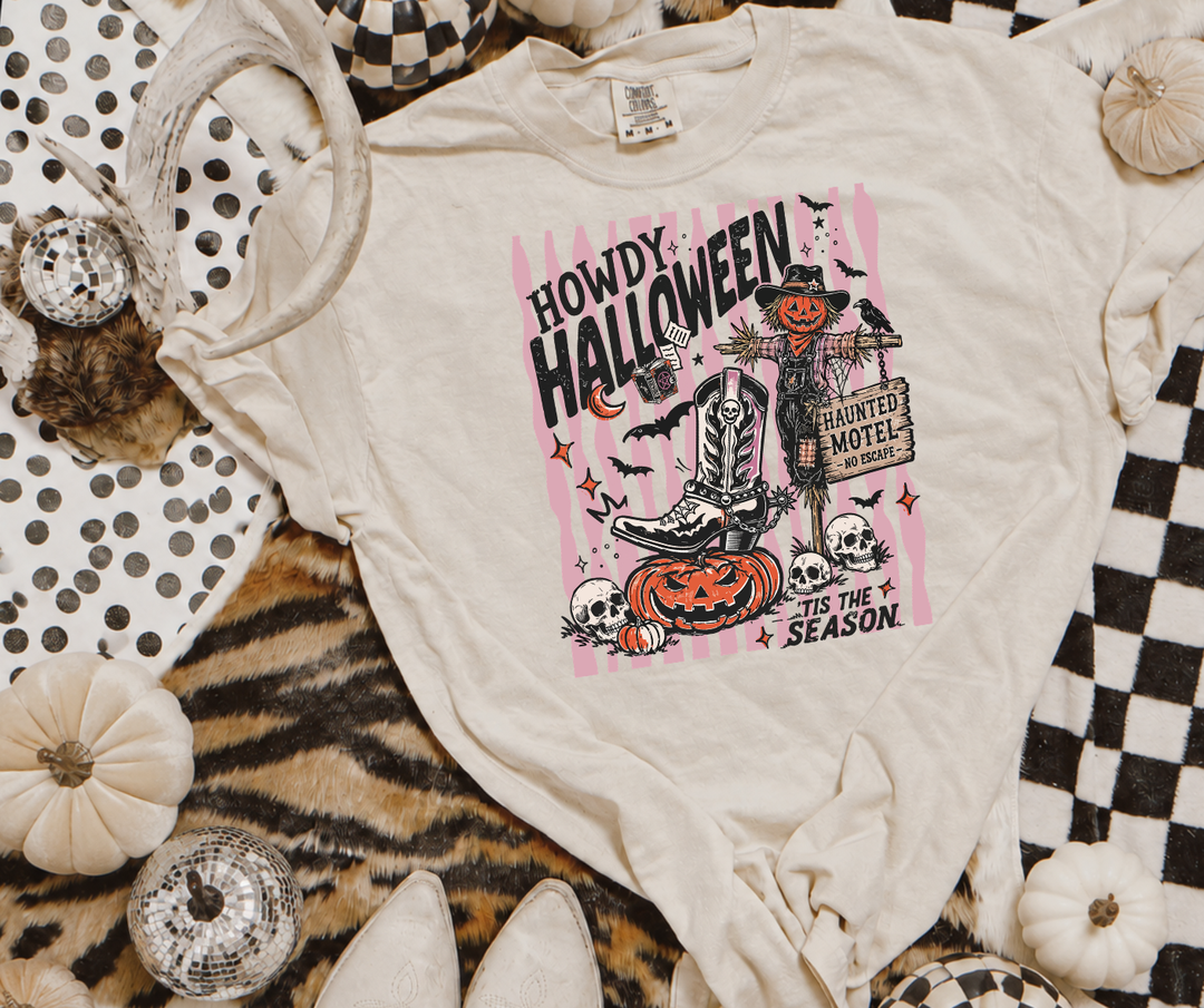 DEAL OF THE DAY - Howdy Halloween Ivory Tee - FINAL SALE