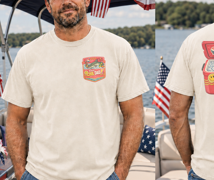 DEAL OF THE DAY -  Reel Good Dad Ivory Tee (FINAL SALE)