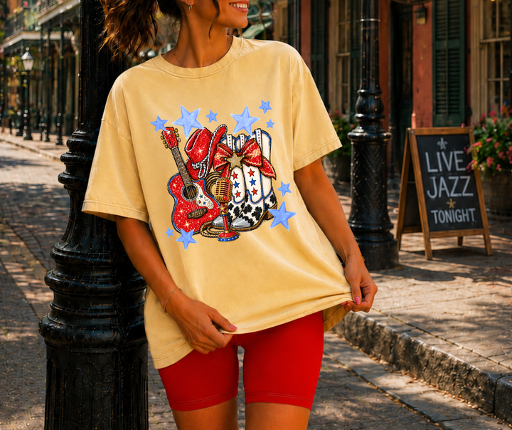 DEAL OF THE DAY - Cowgirl x Showgirl (Select Your Tee Color) - FINAL SALE