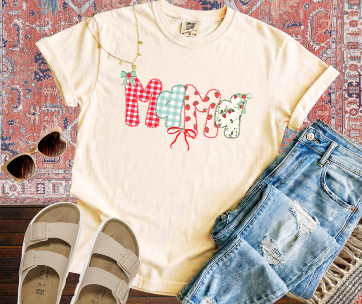 Coquette Strawberry (Choose your title) Ivory Tee