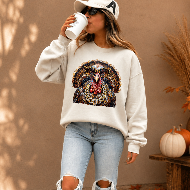 DEAL OF THE DAY - Glam Turkey Tan Tee or Sweatshirt - FINAL SALE