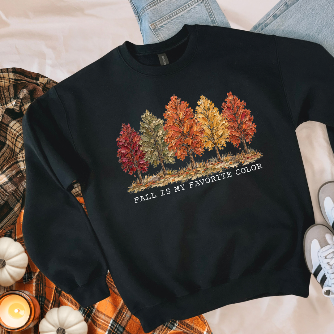 DEAL OF THE DAY - Fall is My Favorite Color Black Tee or Sweatshirt (FINAL SALE)