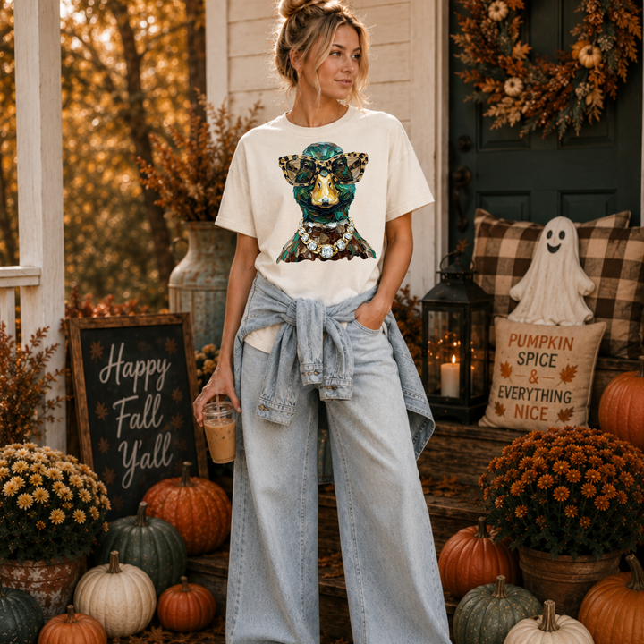 DEAL OF THE DAY - Fancy Mallard Ivory Tee - (FINAL SALE)