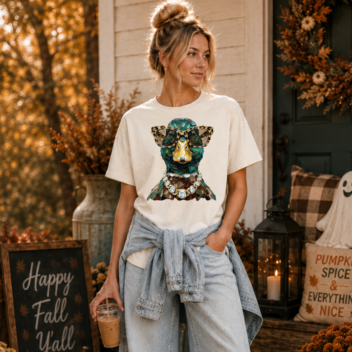 DEAL OF THE DAY - Fancy Mallard Ivory Tee - (FINAL SALE)