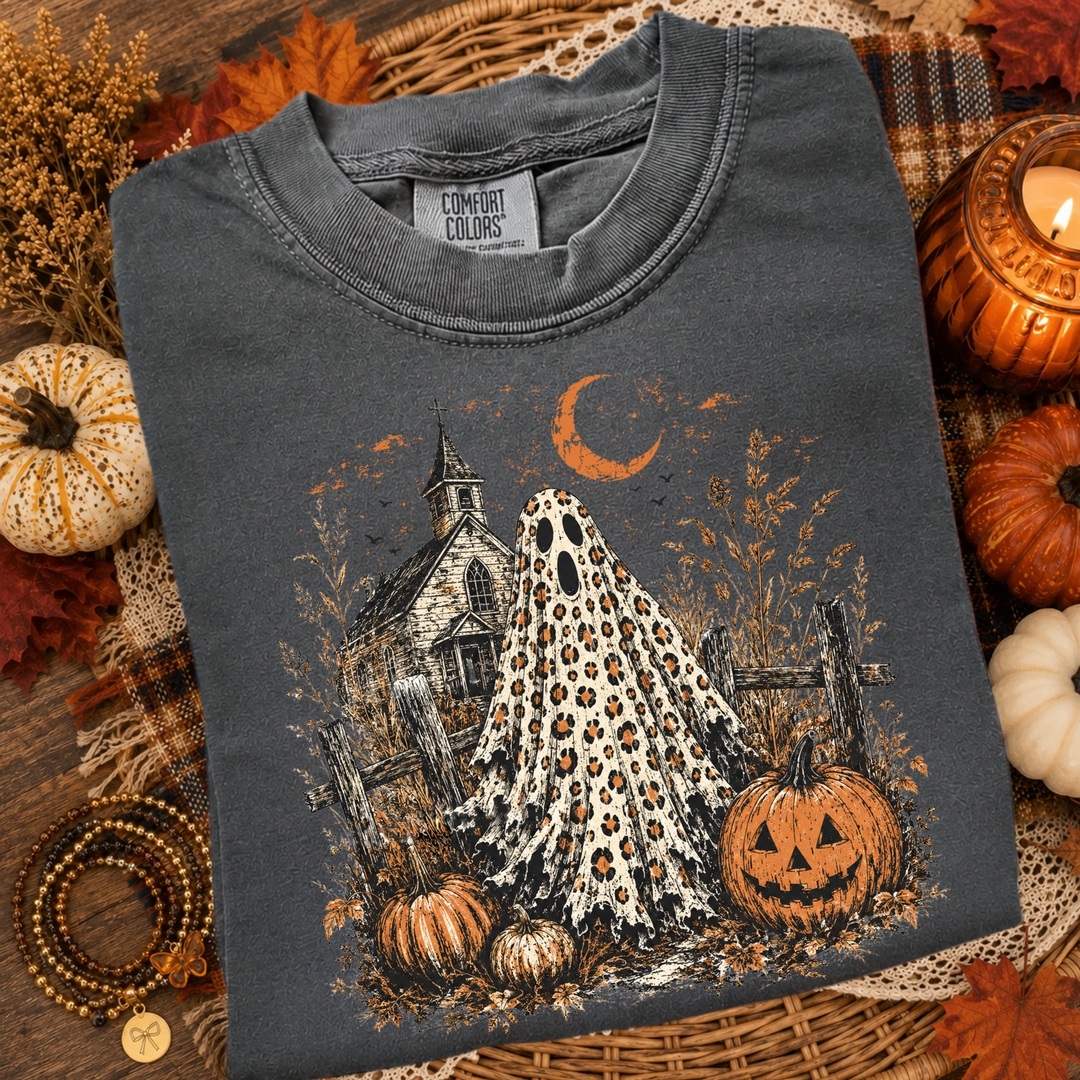 DEAL OF THE DAY - Halftone Cheetah Print Ghost Pepper Tee (FINAL SALE)