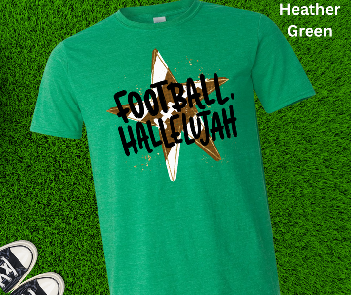 DEAL OF THE DAY - Star Football Hallelujah (Pick your tee color) (FINAL SALE)