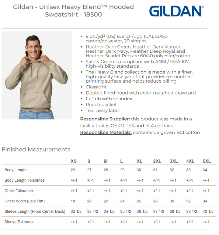 OneSource Restoration Unisex Gildan Hoodies (Front Pocket / Full Back Logo)