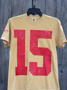 READY TO SHIP -Size: Adult S,M,L - Oversized 15 - KC Pennant Sleeves - The Red Rival