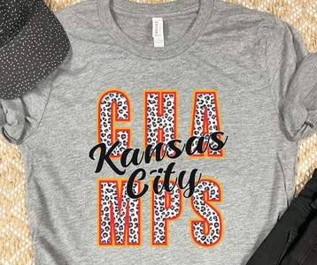 Kansas City Champs Grey Graphic Tee - The Red Rival