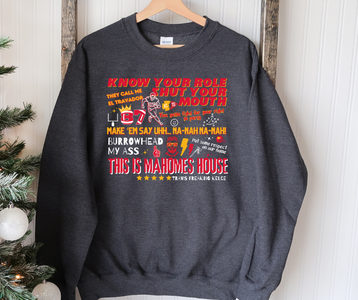 Kelce Quotes Dark Grey Sweatshirt - The Red Rival