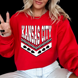 Retro Kansas City Red Graphic Sweatshirt - The Red Rival