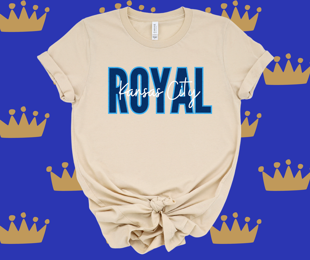 Royal Kansas City Tan Graphic Tee - The Red Rival