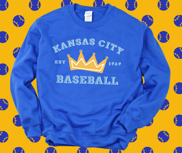 Kansas City Baseball Crown Royal Graphic Sweatshirt - The Red Rival