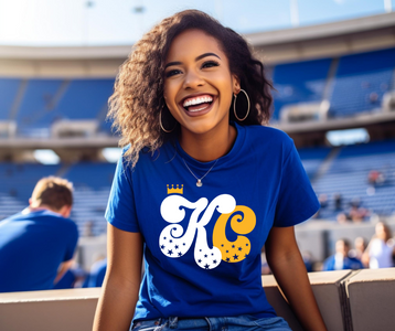 Retro KC Stars Blue Graphic Tee - The Red Rival