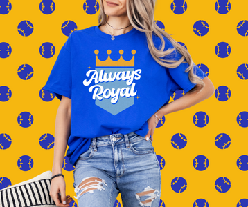Always Royal Blue Graphic Tee - The Red Rival