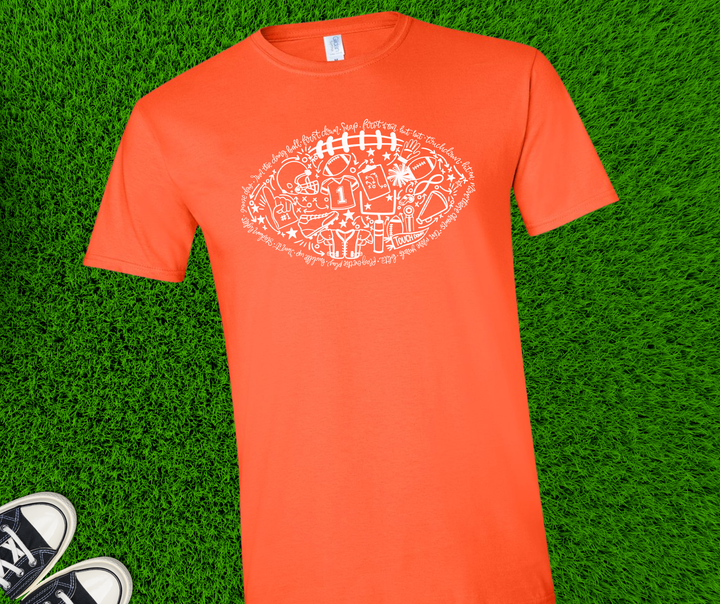 DEAL OF THE DAY - Football Icons Collage (Pick your tee color) (FINAL SALE)