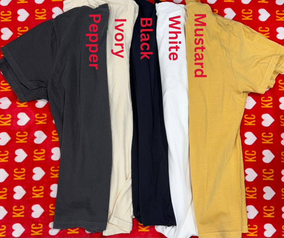Oversized 56 - KC Pennant Sleeves (Pick Your Tee Color)