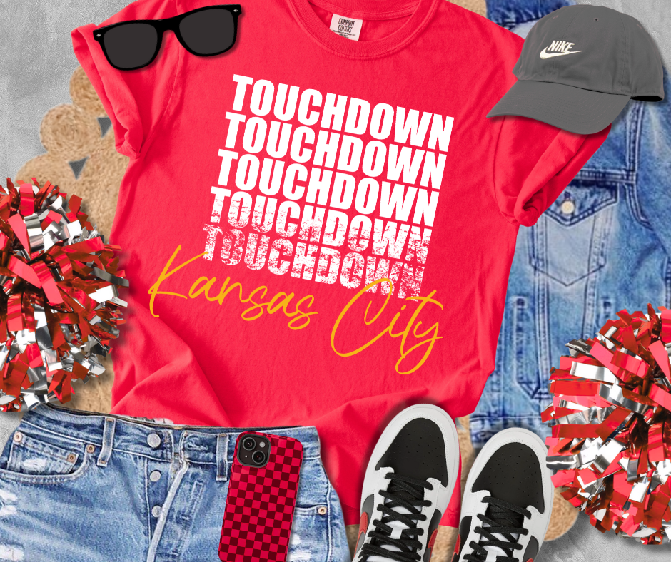 White/Yellow Touchdown Kansas City Repeat - The Red Rival