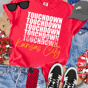 White/Yellow Touchdown Kansas City Repeat - The Red Rival