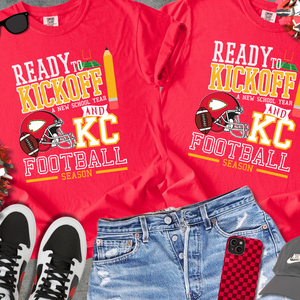 White/Yellow Ready to Kickoff School & KC Football - The Red Rival