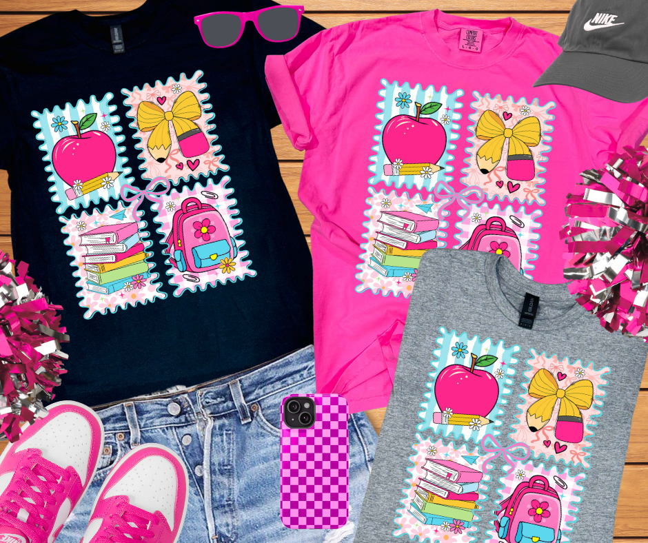 School Postage Stamp (Pick your Tee Color) - The Red Rival