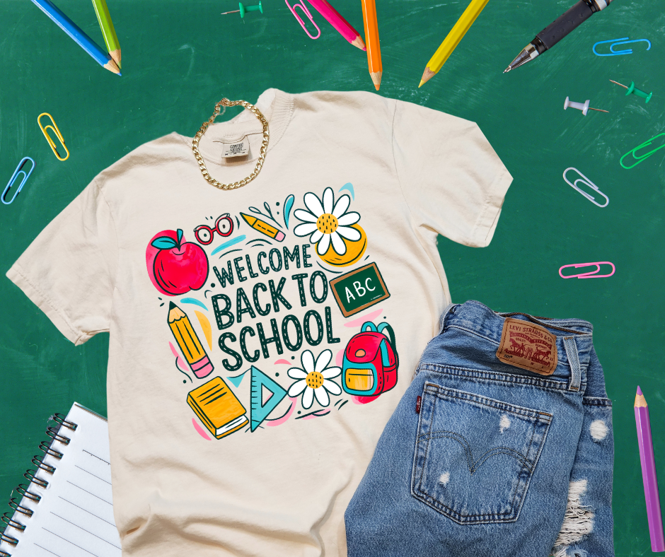 Welcome Back To School Icons - The Red Rival