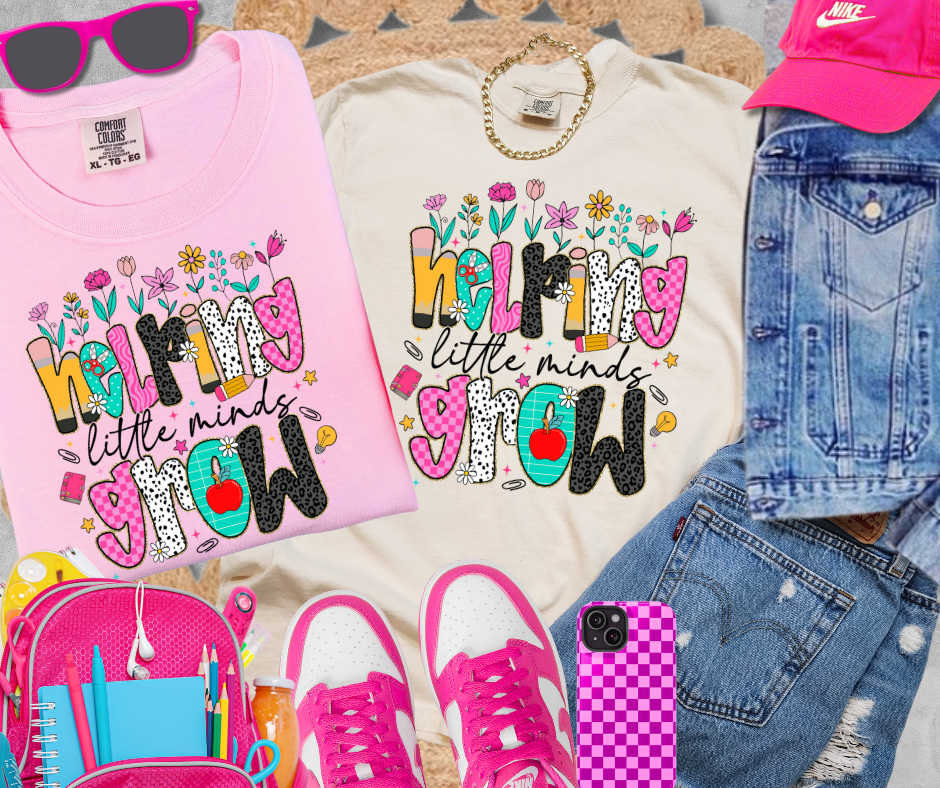 Helping Little Minds Grow (Pick Your Tee Color) - The Red Rival