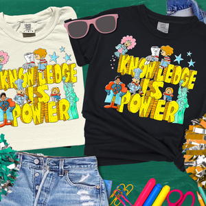 SHR Knowledge is Power (Pick Your Tee Color) - The Red Rival