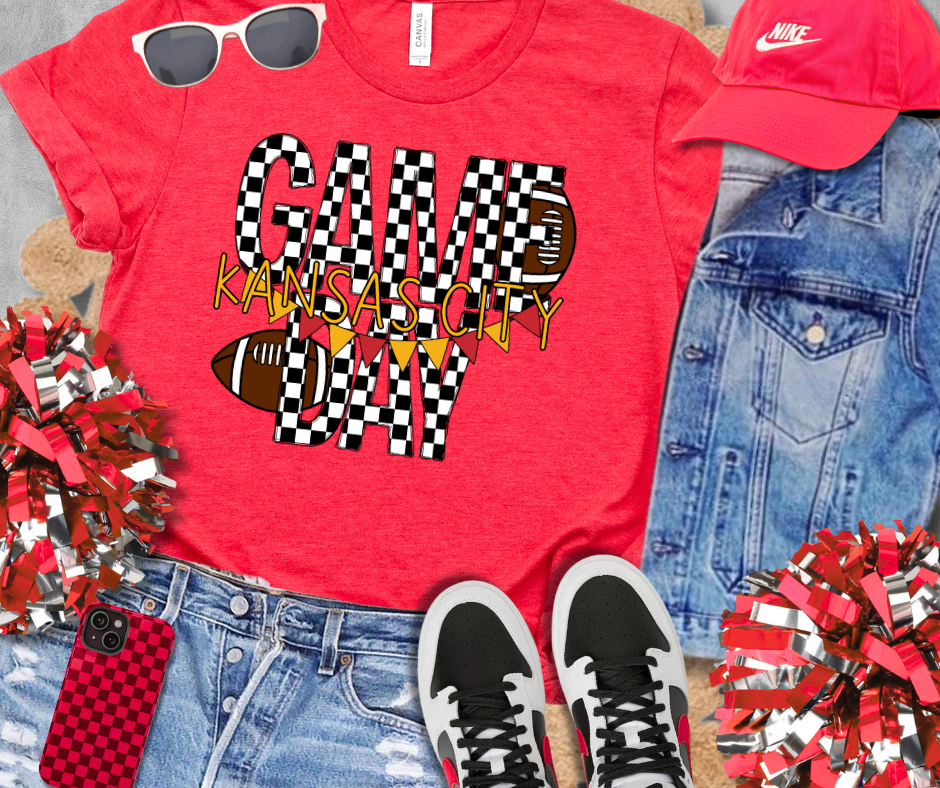 Checkered Game Day Kansas City - The Red Rival