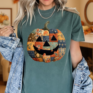 Patchwork Carved Pumpkin (Choose Your Style) - The Red Rival