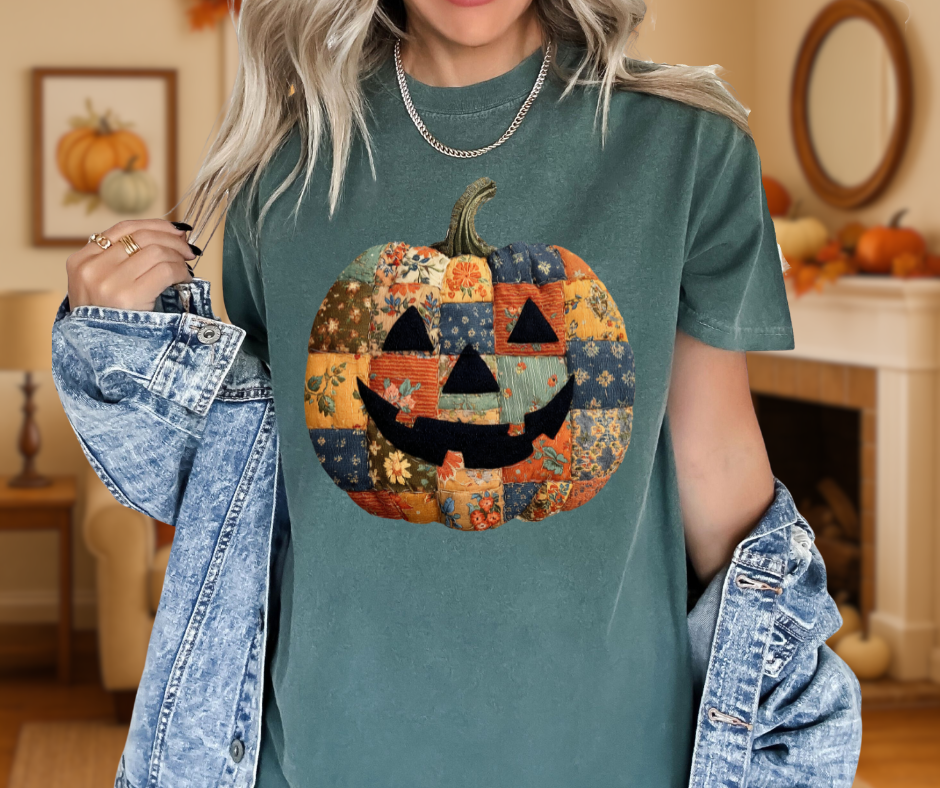 Patchwork Carved Pumpkin (Choose Your Style) - The Red Rival