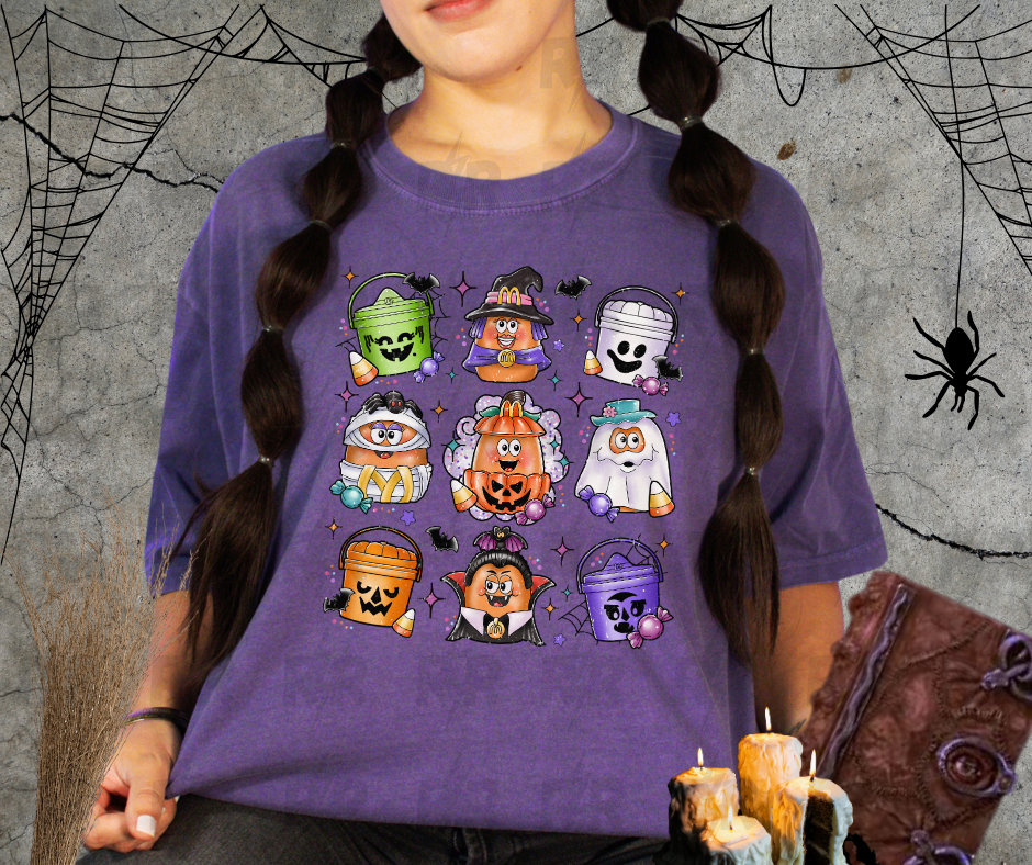 Halloween Nugs Purple Graphic Tee - The Red Rival