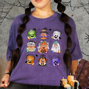 Halloween Nugs Purple Graphic Tee - The Red Rival