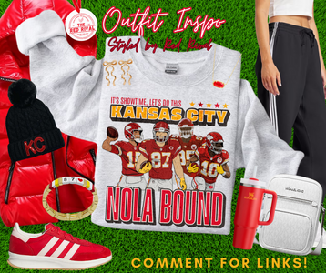 Let's Do This, It's Showtime Kansas City NOLA Bound Ash Tee or Sweatshirt - The Red Rival