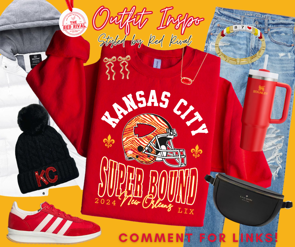 Kansas City Super Bound New Orleans Red Tee or Sweatshirt - The Red Rival