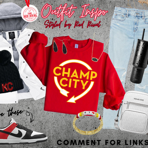 Champ City Red Tee or Sweatshirt - The Red Rival