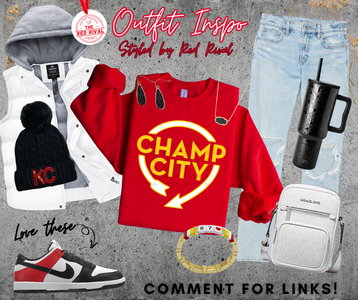 Champ City Red Tee or Sweatshirt - The Red Rival