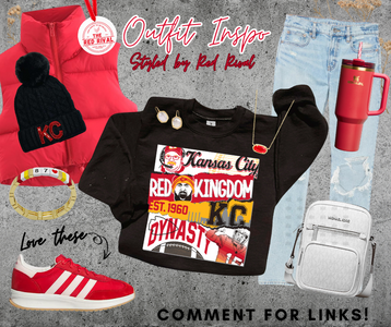KC Poster Black Sweatshirt - The Red Rival