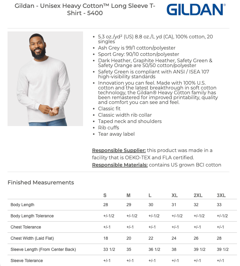 Right Way Roofing Long Sleeve Unisex Gildan Tees (Front Pocket / Full Back Logo)