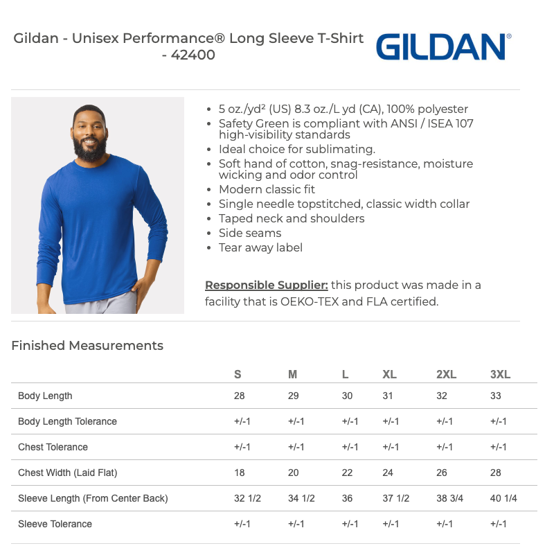 Right Way Roofing Gildan Performance Tees (FRONT Pocket / Full Back) - Select your style