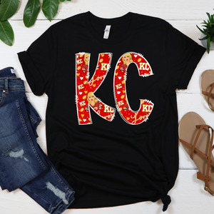 KC Lover Swelce Inspired Black Graphic Tee - The Red Rival