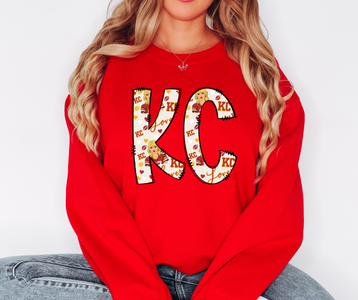 KC Lover Swelce Inspired Red Graphic Sweatshirt - The Red Rival