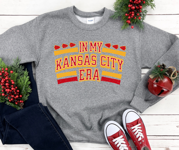 In My Kansas City Era Grey Sweatshirt - The Red Rival