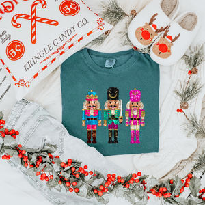 Nutcracker Graphic Green Tee - The Red Rival