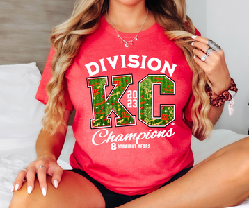 KC West Division Champs 2023 Red Tee - The Red Rival