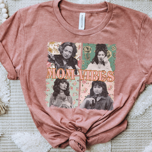TV Mom Vibes Mauve Tee - The Red Rival