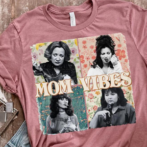 TV Mom Vibes Mauve Tee - The Red Rival