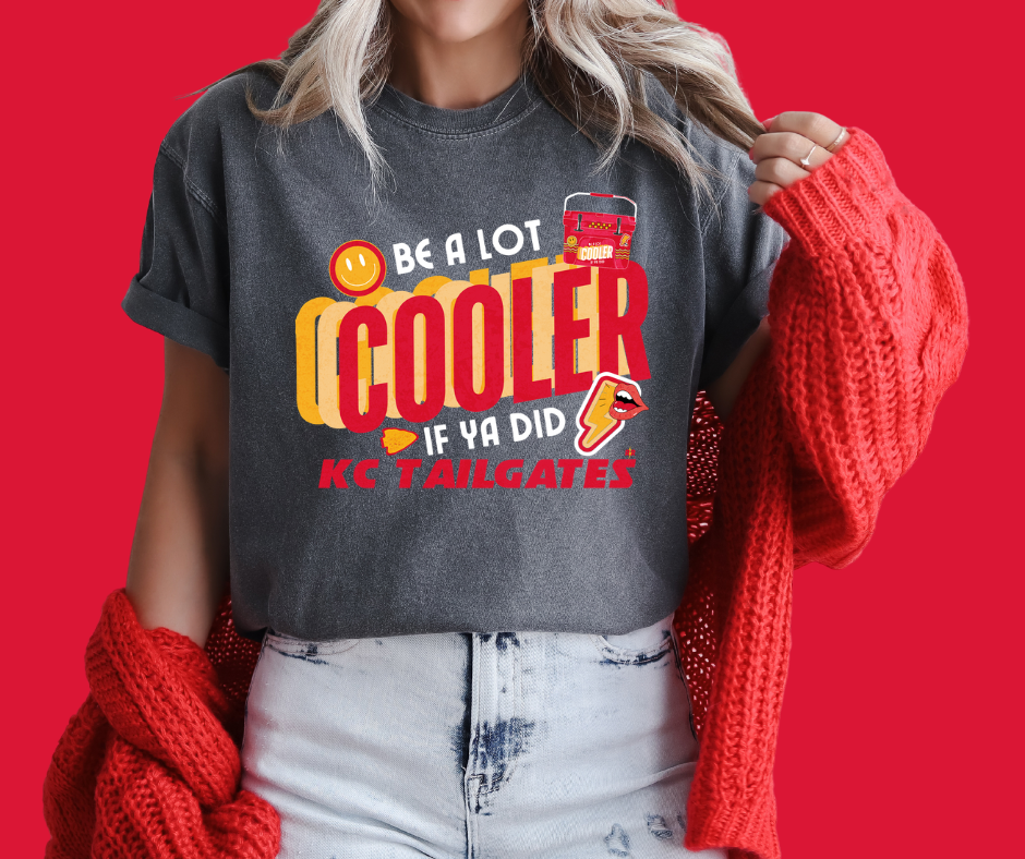 TAILGATE VERSION - Be A Lot Cooler If Ya Did Pepper Tee - FRONT ONLY DESIGN - The Red Rival