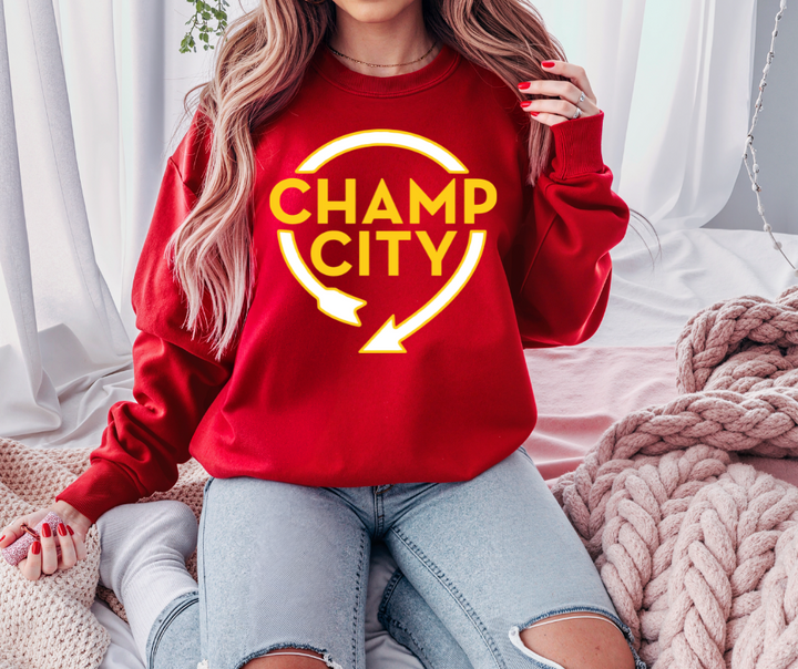 Champ City Red Tee or Sweatshirt - The Red Rival