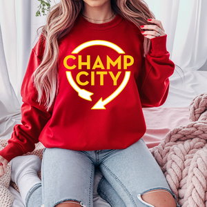 Champ City Red Tee or Sweatshirt - The Red Rival